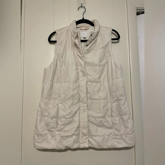 J. Jill Jackets & Blazers - JJill Cream Velvety Vest